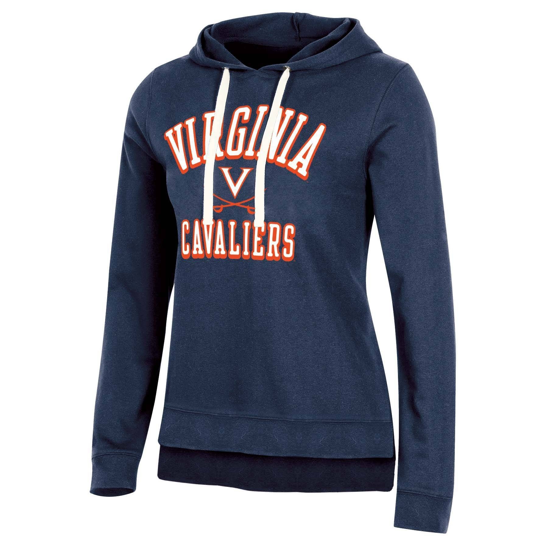 slide 1 of 2, NCAA Virginia Cavaliers Women's Fleece Hooded Sweatshirt - XL, 1 ct