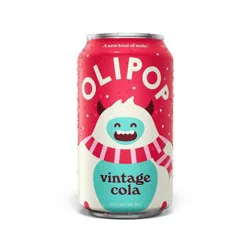 OLIPOP 9g Fiber Prebiotic Soda Vintage Cola - 12 fl oz Can