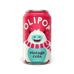 OLIPOP 9g Fiber Prebiotic Soda Vintage Cola - 12 fl oz Can