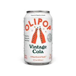 OLIPOP 9g Fiber Prebiotic Soda Vintage Cola - 12 fl oz