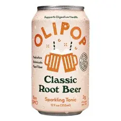 OLIPOP Classic Root Beer Prebiotic Soda - 12 fl oz