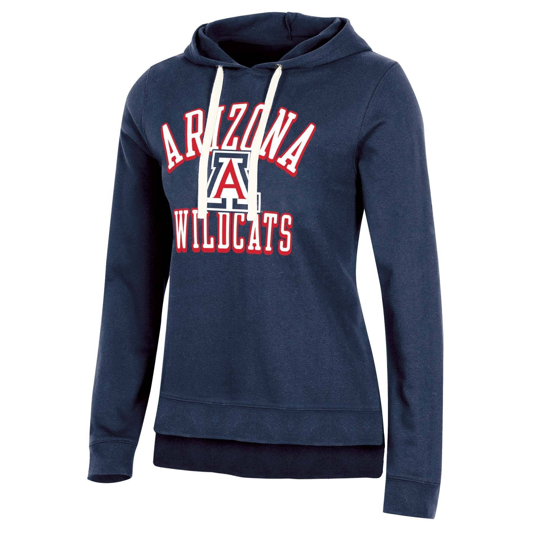 slide 1 of 2, NCAA Arizona Wildcats Women's Fleece Hooded Sweatshirt - XL, 1 ct