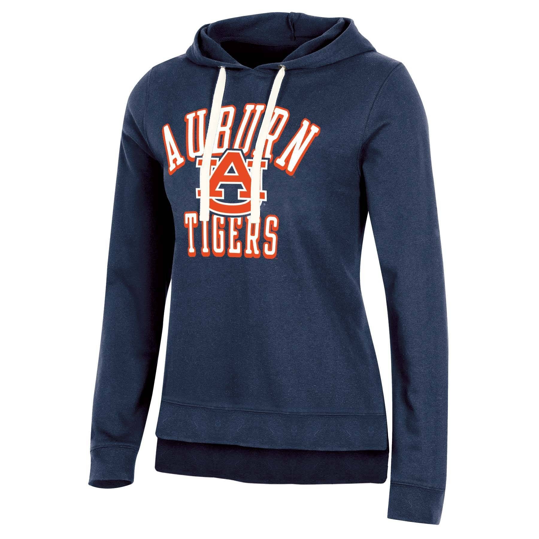 slide 1 of 2, NCAA Auburn Tigers Women's Fleece Hooded Sweatshirt - XL, 1 ct