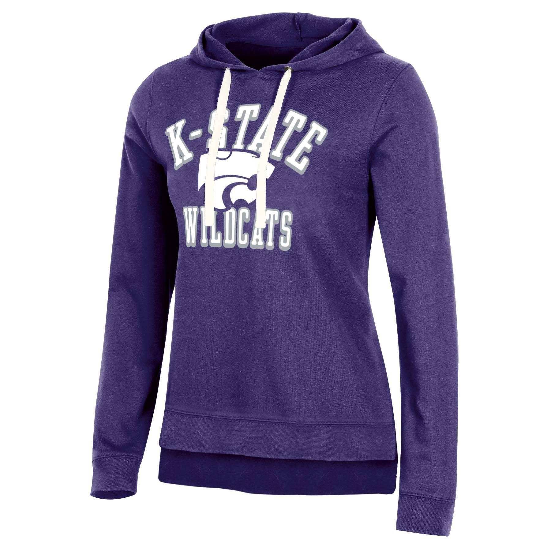 slide 1 of 2, NCAA Kansas State Wildcats Women's Fleece Hooded Sweatshirt - XL, 1 ct