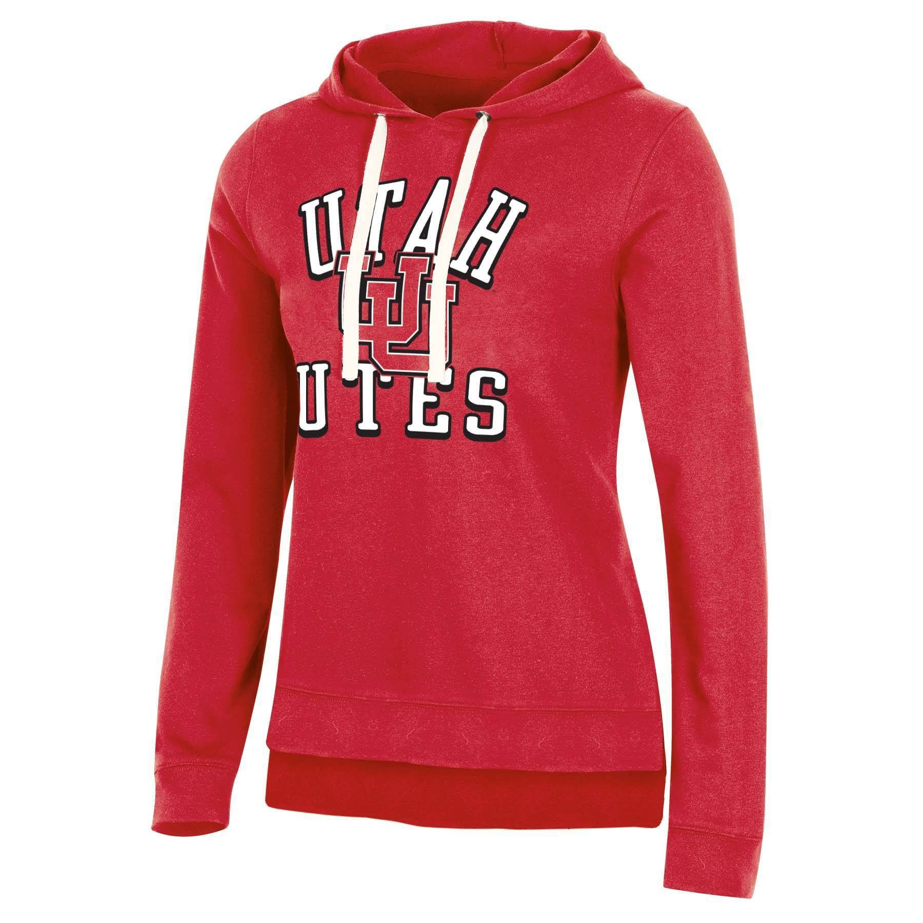 slide 1 of 2, NCAA Utah Utes Women's Fleece Hooded Sweatshirt - XL, 1 ct