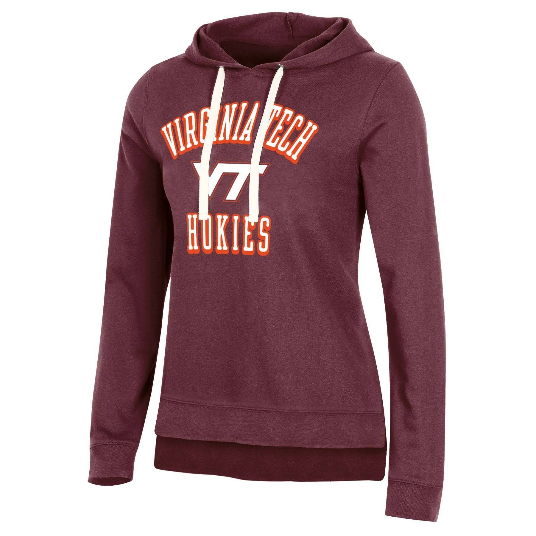 slide 1 of 2, NCAA Virginia Tech Hokies Women's Fleece Hooded Sweatshirt - XL, 1 ct