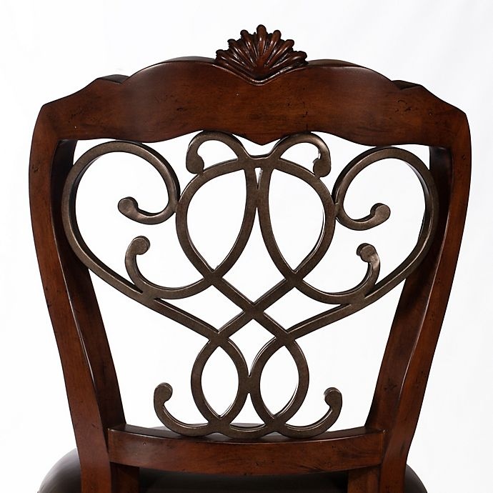 slide 3 of 3, Hillsdale Burrell Wood Swivel Counter Stool - Cherry, 1 ct