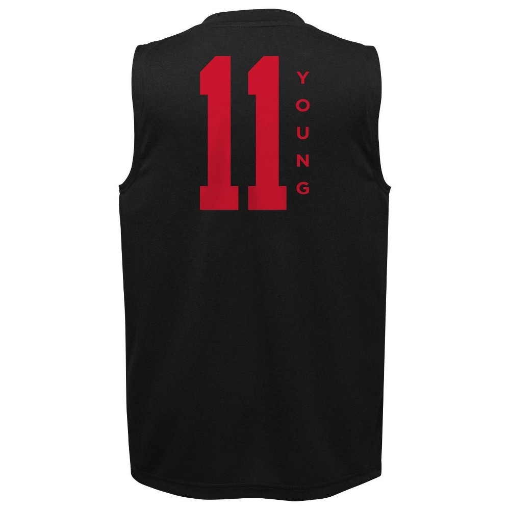 slide 3 of 3, NBA Atlanta Hawks Boys' Synthetic Tank - XL, 1 ct