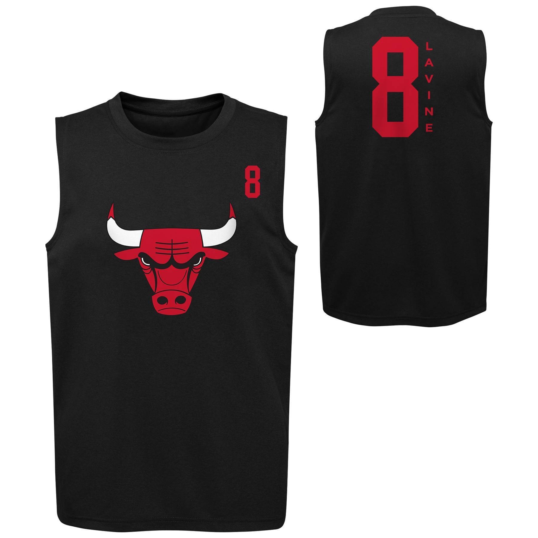 slide 1 of 3, NBA Chicago Bulls Boys' Synthetic Tank - XL, 1 ct