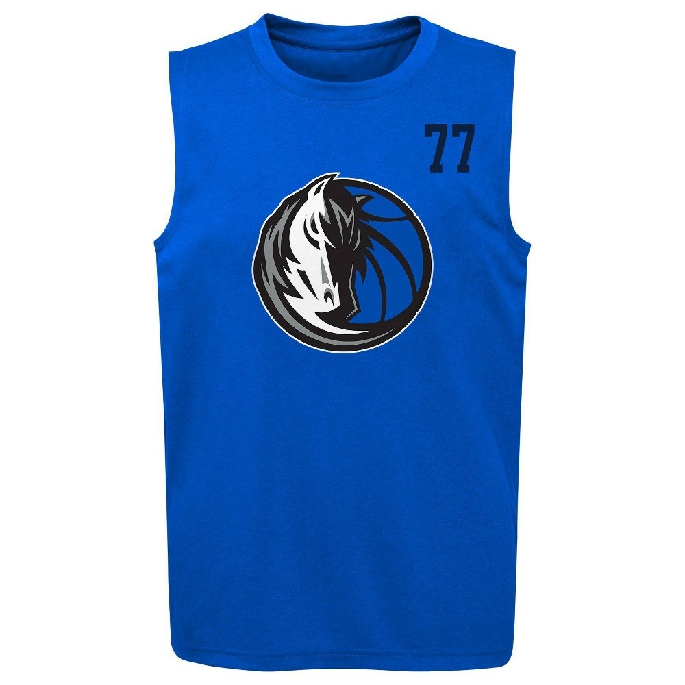 slide 2 of 3, NBA Dallas Mavericks Boys' Synthetic Tank - XL, 1 ct