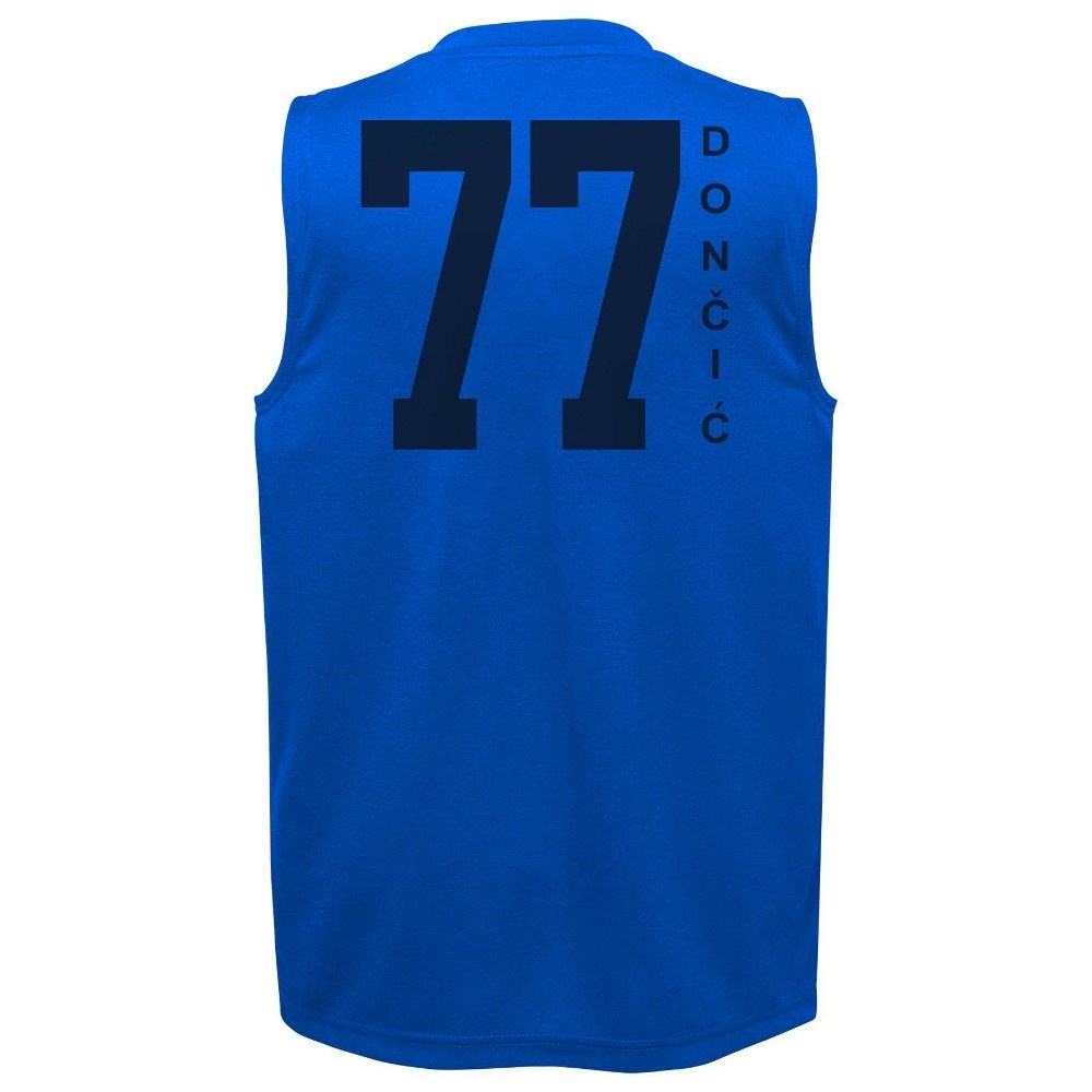 slide 3 of 3, NBA Dallas Mavericks Boys' Synthetic Tank - XL, 1 ct