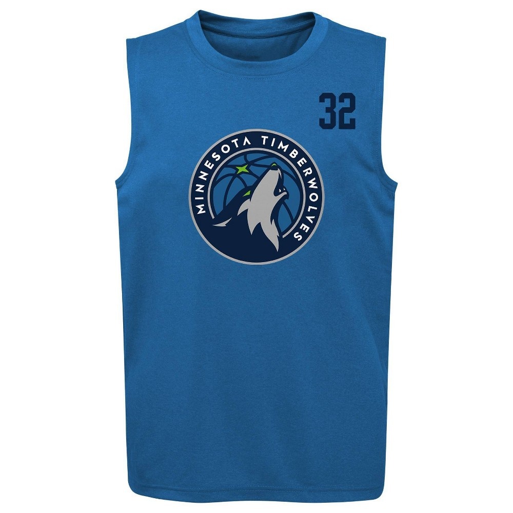 slide 2 of 3, NBA Minnesota Timberwolves Boys&#39; Synthetic Tank - XL, 1 ct