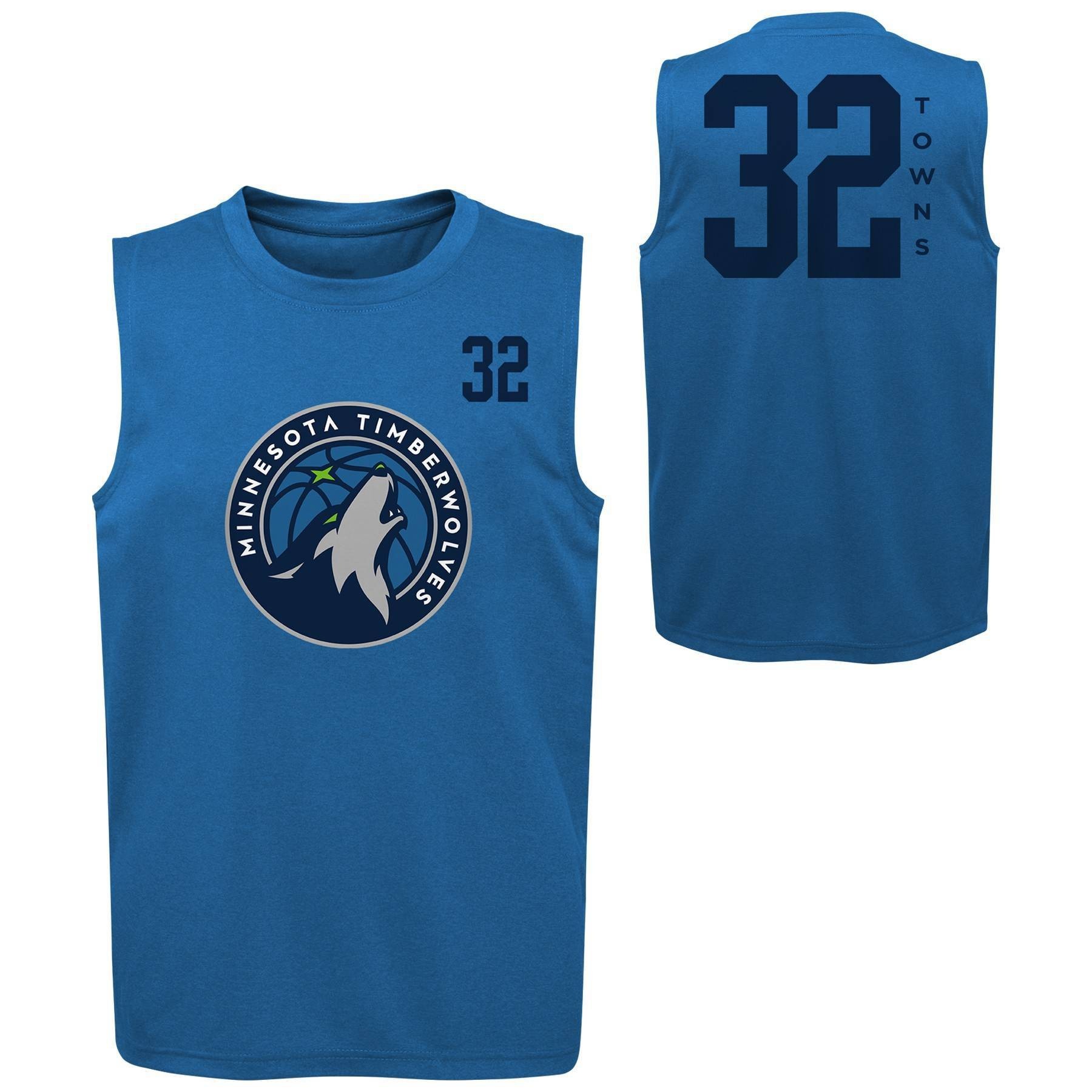 slide 1 of 3, NBA Minnesota Timberwolves Boys&#39; Synthetic Tank - XL, 1 ct