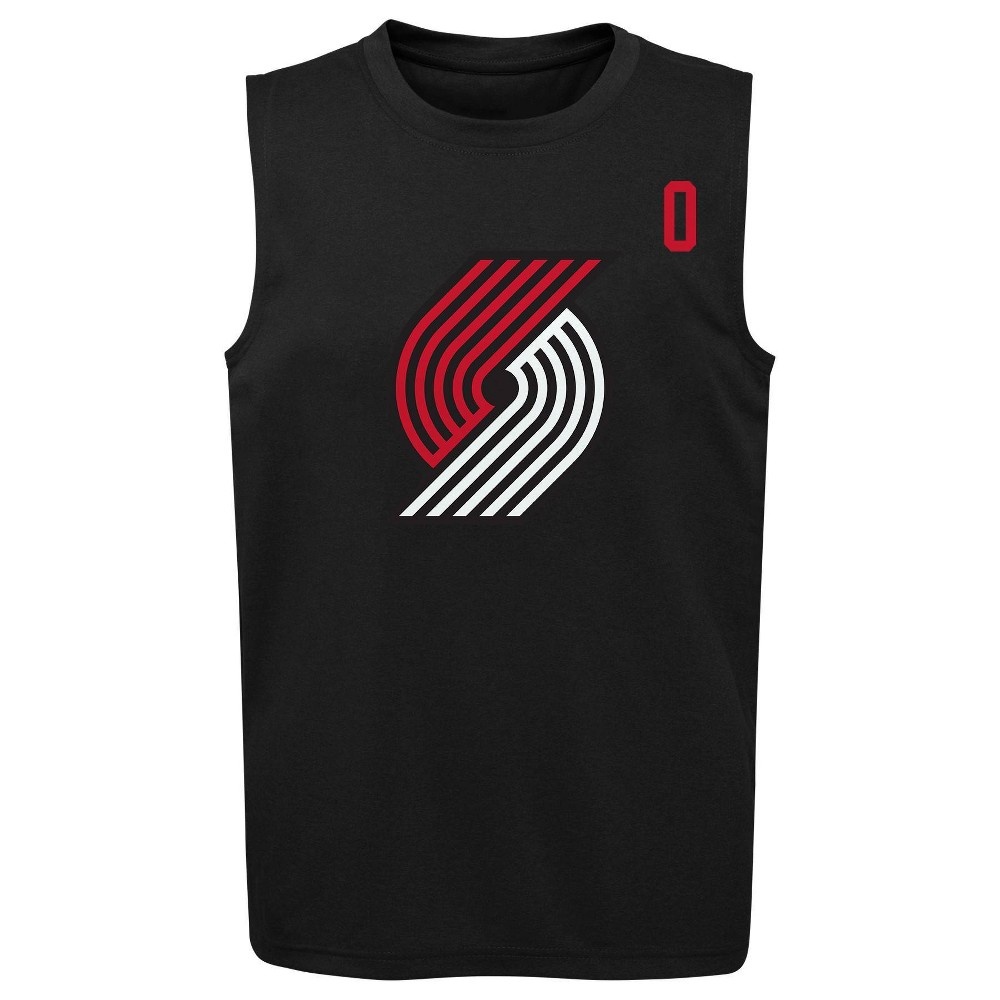 slide 2 of 3, NBA Portland Trail Blazers Boys' Synthetic Tank - XL, 1 ct