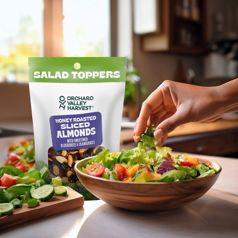 slide 2 of 4, Orchard Valley Harvest Honey Roasted Sliced Almonds & Berries Salad Toppers - 3.5oz, 3.5 oz
