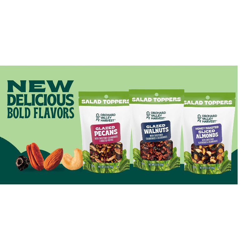 slide 4 of 4, Orchard Valley Harvest Glazed Pecans Salad Toppers - 3.5oz, 3.5 oz