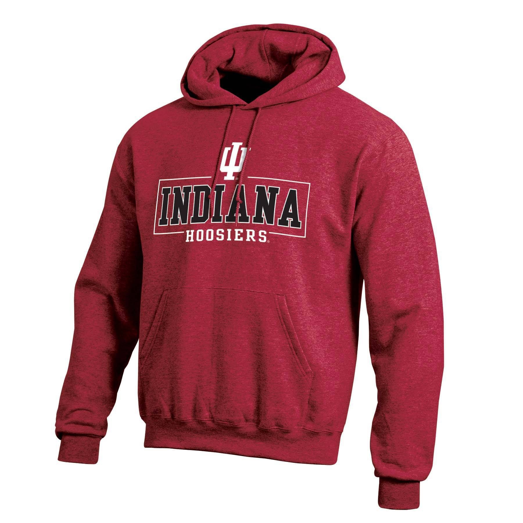 slide 1 of 3, NCAA Indiana Hoosiers Men's Cotton Hoodie - XL, 1 ct