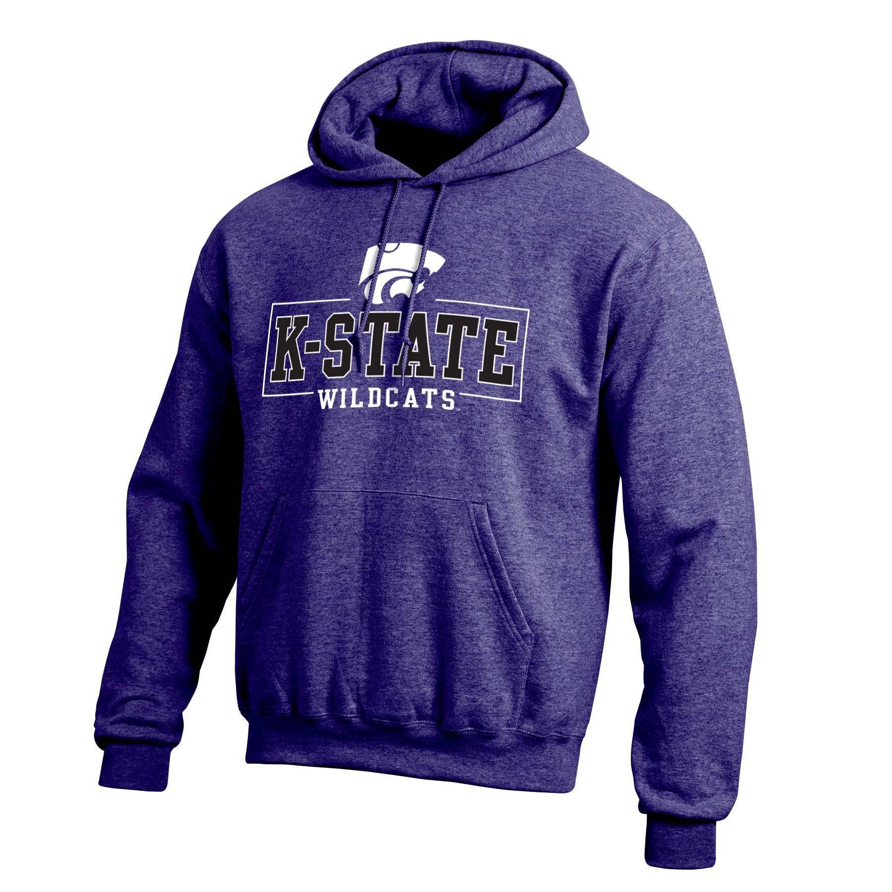 slide 1 of 3, NCAA Kansas State Wildcats Men's Cotton Hoodie - XL, 1 ct