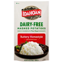 Idahoan Mashed Potatoes, Dairy-Free, Buttery Homestyle
