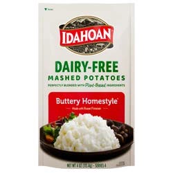 Idahoan Mashed Potatoes, Dairy-Free, Buttery Homestyle
