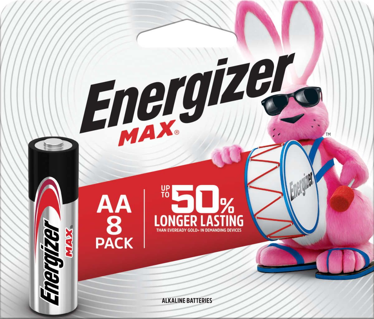 slide 1 of 5, Energizer Max AA Batteries, 8 ct