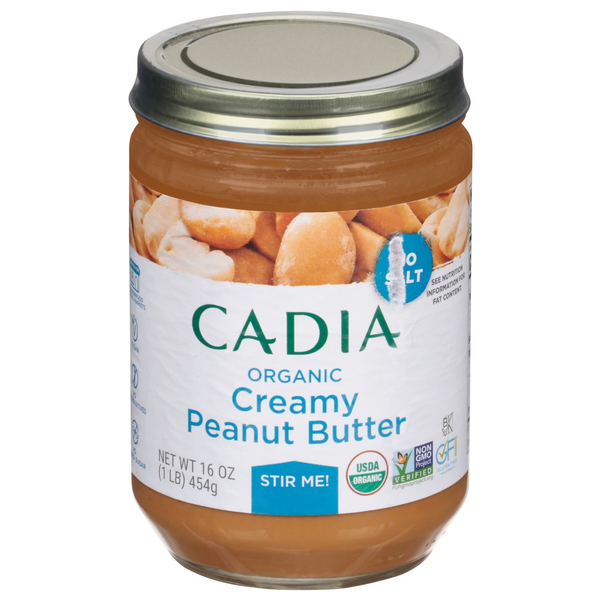 slide 6 of 13, Cadia Creamy Organic Peanut Butter - 16 oz, 16 oz