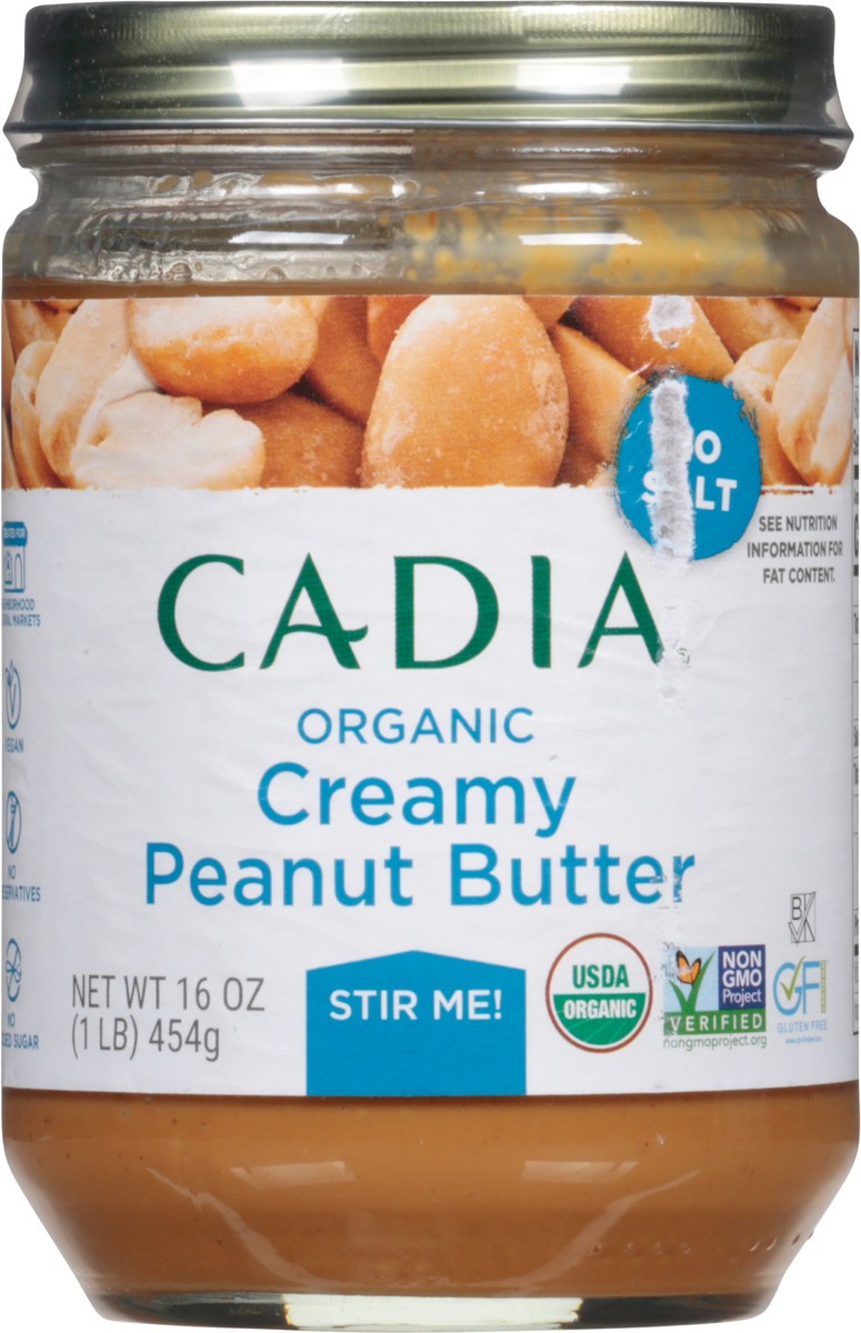 slide 11 of 13, Cadia Creamy Organic Peanut Butter - 16 oz, 16 oz