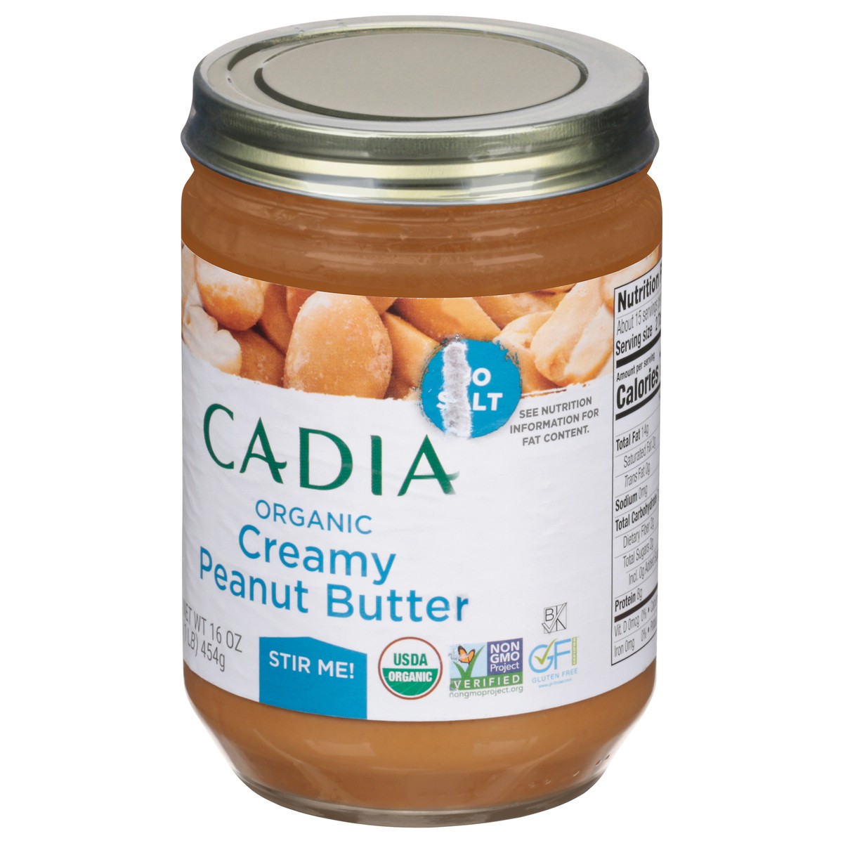 slide 13 of 13, Cadia Creamy Organic Peanut Butter - 16 oz, 16 oz