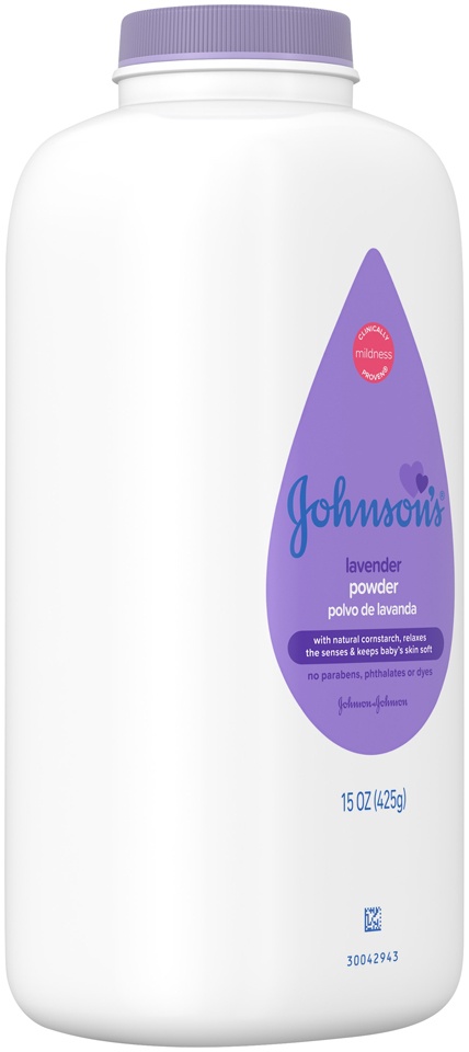 slide 2 of 6, Johnson's Lavender Baby Powder with Naturally Derived Cornstarch for Delicate Skin, Hypoallergenic and Free of Parabens, Phthalates, and Dyes Baby Skin Care, 15 oz