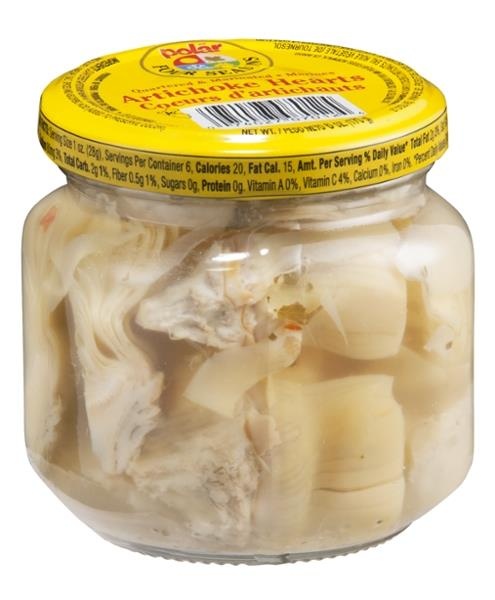 slide 1 of 1, Polar Foods Mama Fresca Marinated & Quartered Artichoke Hearts, 6.52 Oz., 6 oz