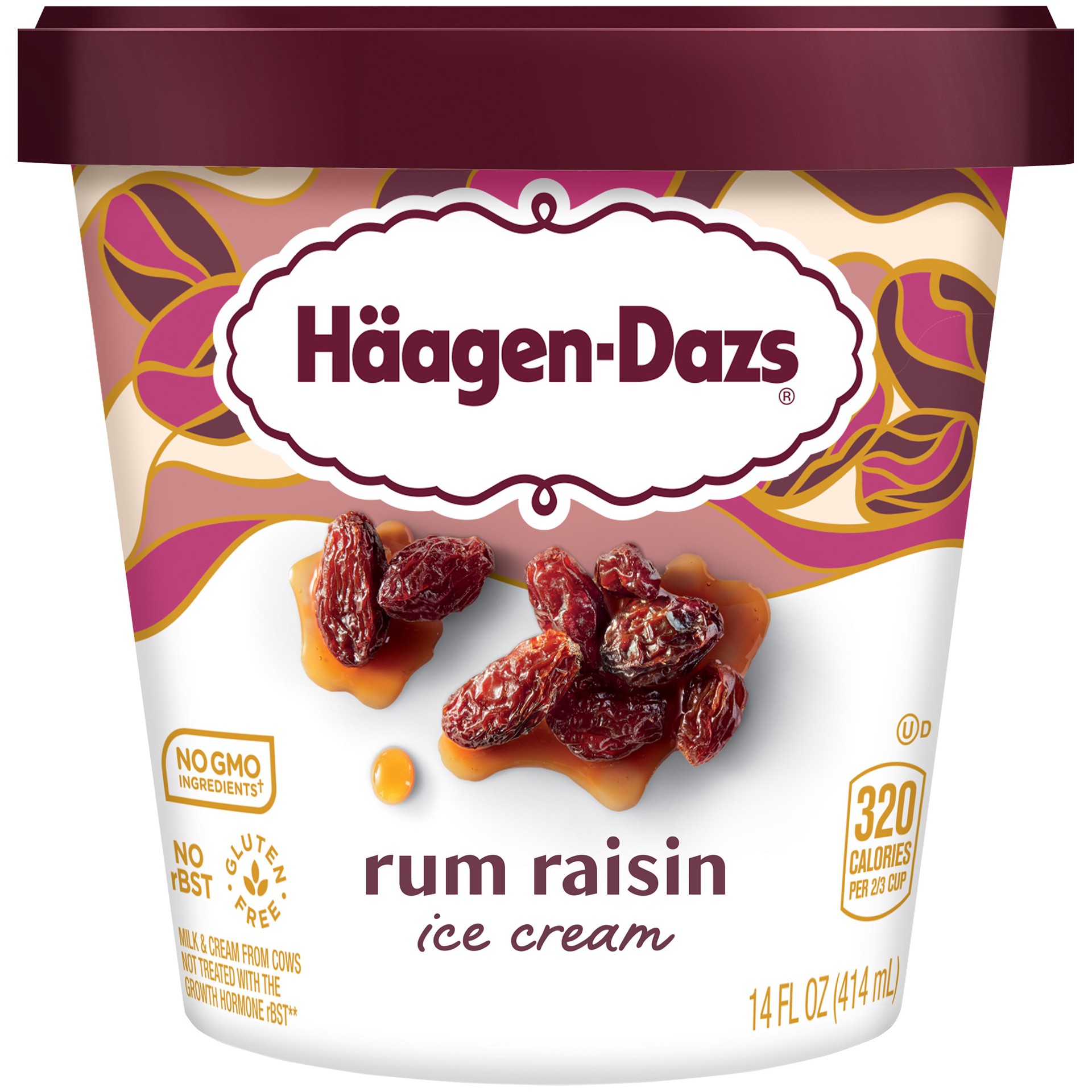 slide 1 of 5, Häagen-Dazs Ice Cream, 14 fl oz