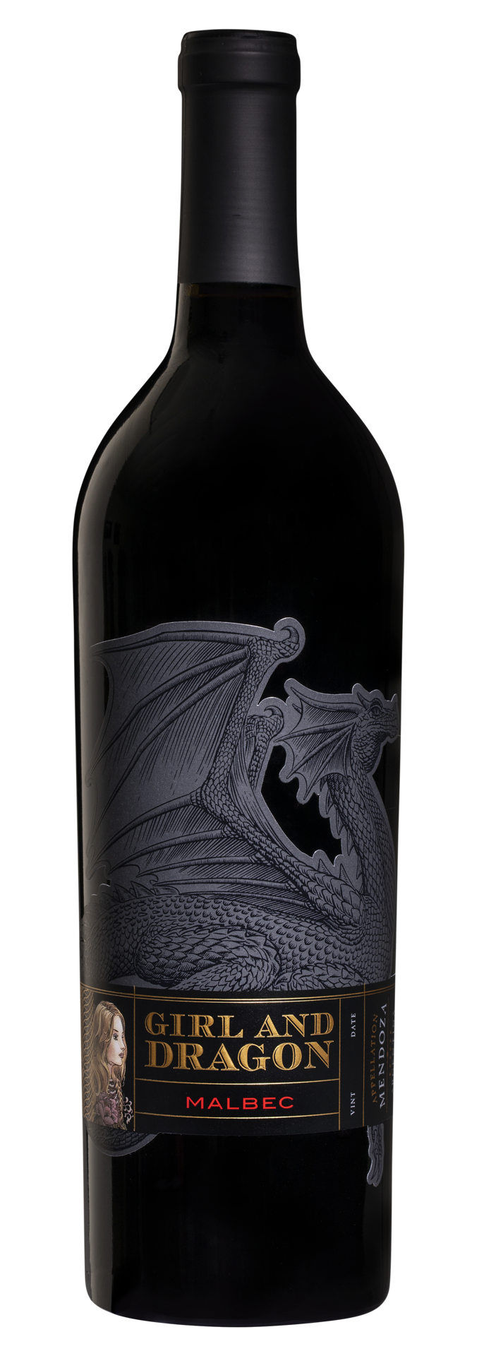 slide 1 of 10, Girl & Dragon 2019 Malbec, Argentina, 750ml, 750 ml