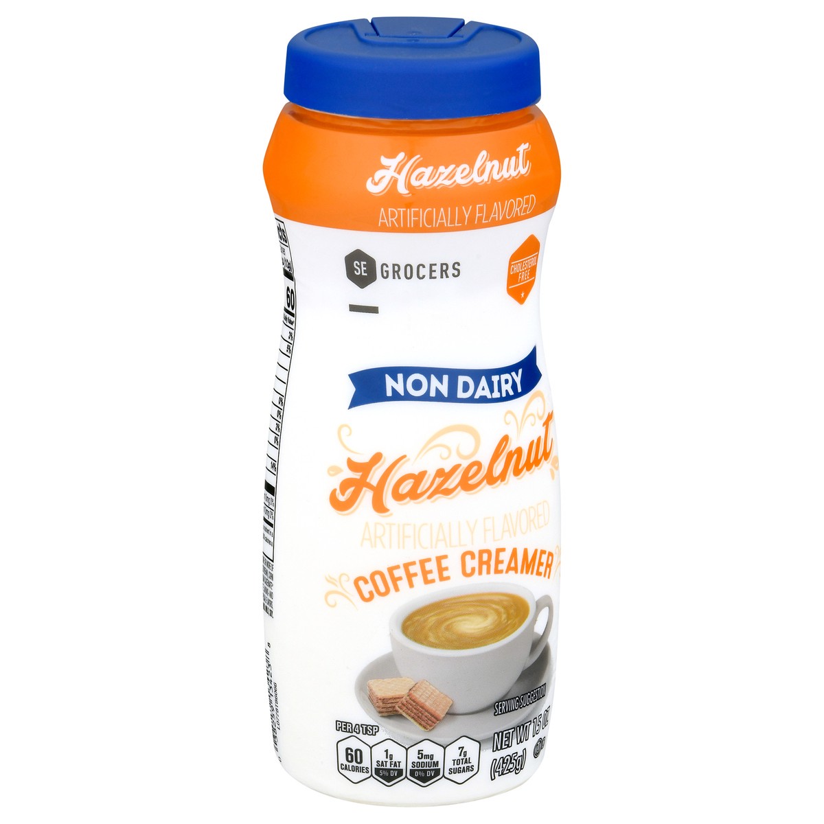 slide 6 of 12, SE Grocers Hazelnut Creamer - 15 oz, 15 oz