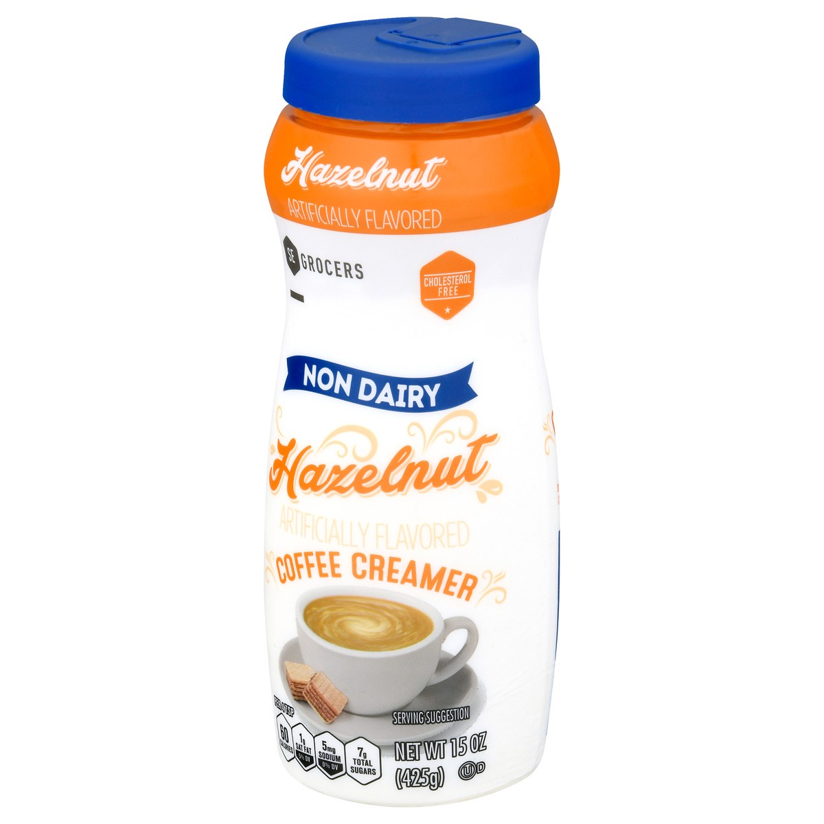 slide 9 of 12, SE Grocers Hazelnut Creamer - 15 oz, 15 oz