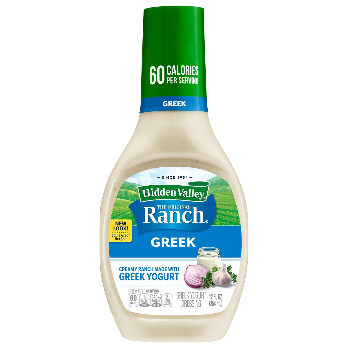 slide 1 of 7, Hidden Valley The Original Ranch Greek Yogurt Dressing 12 fl oz, 12 fl oz