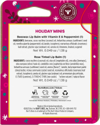 slide 3 of 5, Burts Bees Burt's Bees Mini Lip Balms Beeswax Tlb Mini Rose, 1 ct