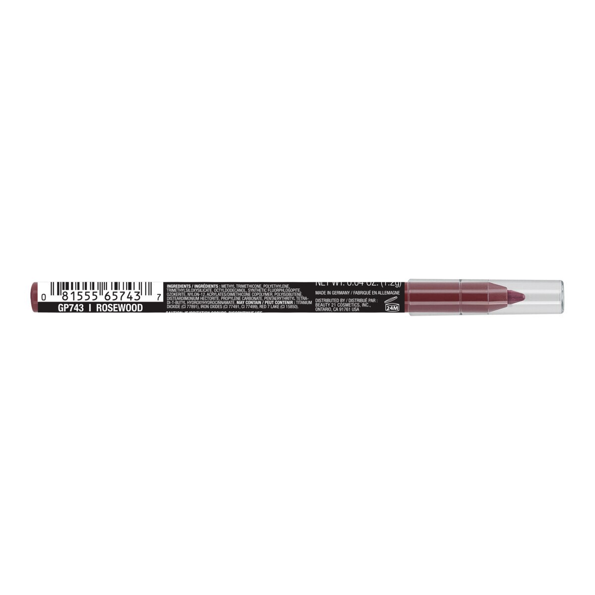slide 5 of 5, L.A. Girl Shockwave Nude Lip Liner Rosewood, 1 ct