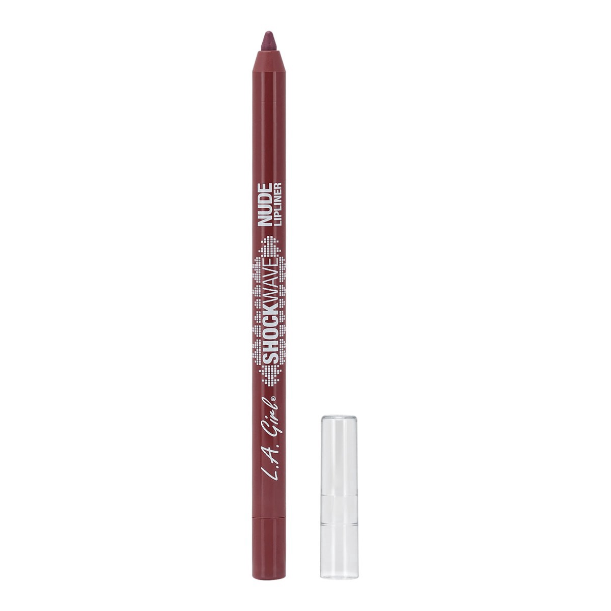 slide 1 of 5, L.A. Girl Shockwave Nude Lip Liner Rosewood, 1 ct