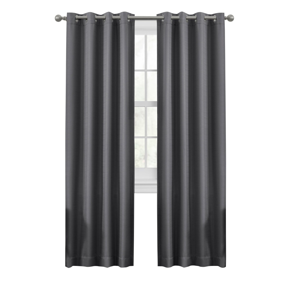 slide 1 of 1, Maytex Mills Sheridan Smart Curtain Ultimate Light Blocker Curtain Panel - Gray, 50 in x 84 in