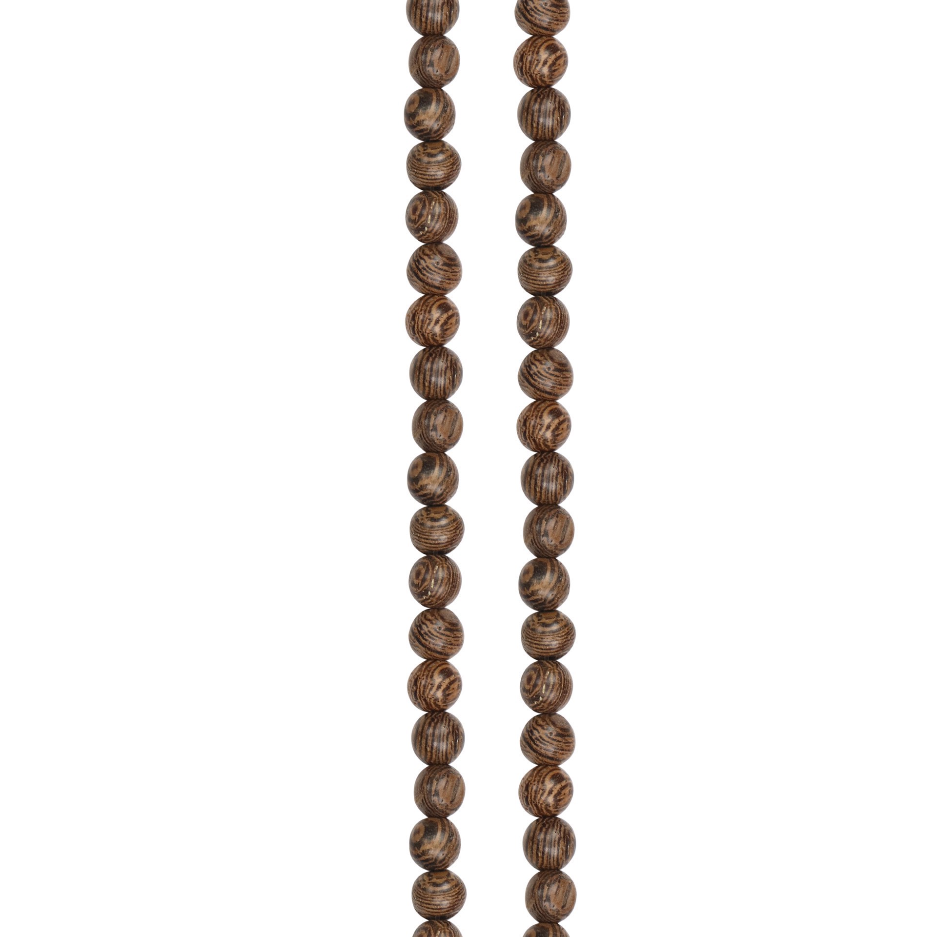 slide 3 of 3, Natural Brown Wood Round Beads, 5.5mm By Bead Landing, 5.5mm