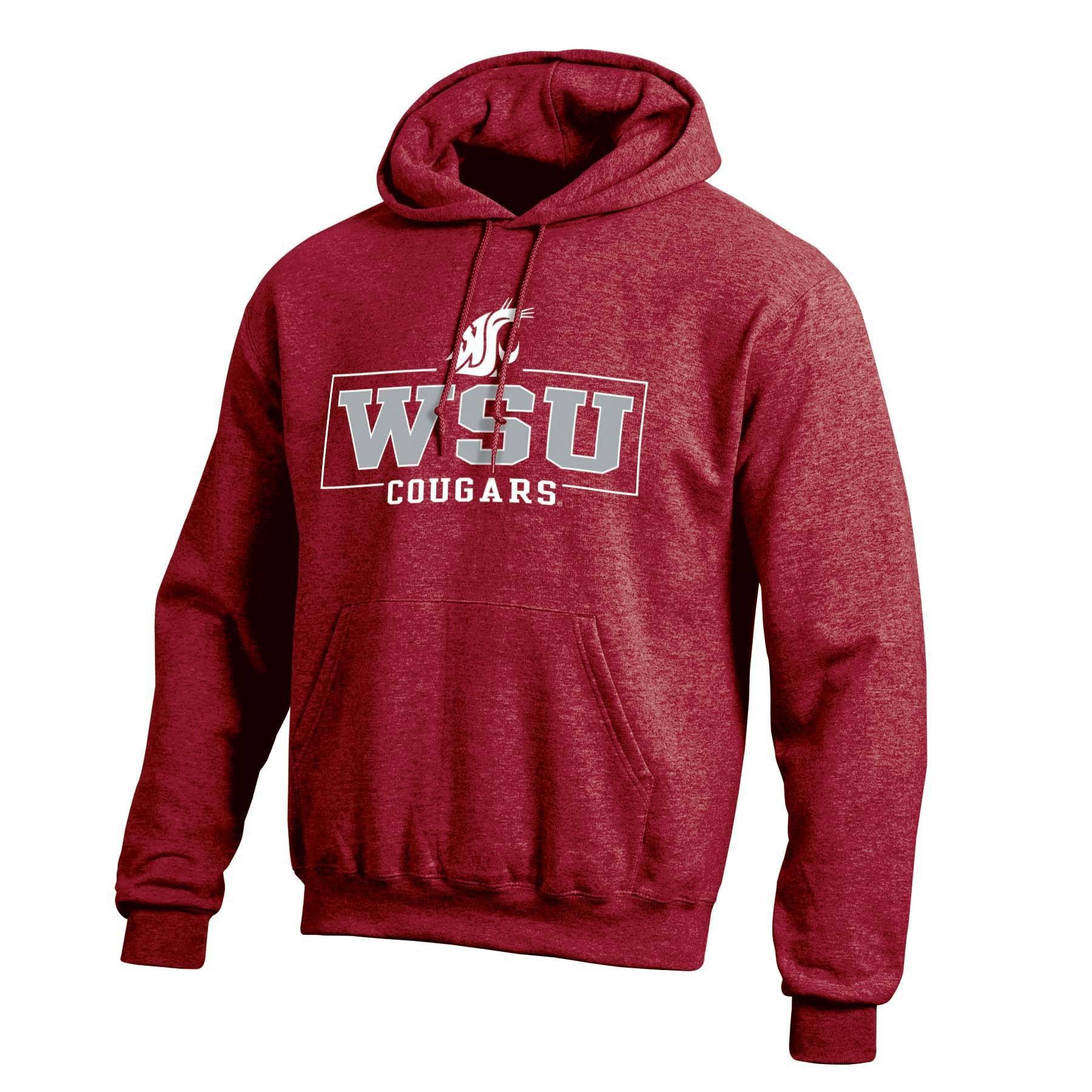 slide 1 of 3, NCAA Washington State Cougars Men's Cotton Hoodie - XL, 1 ct