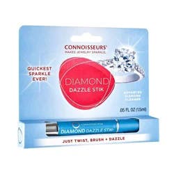 Connoisseurs Diamond Dazzle Stik - Light Blue: Gel Jewelry Cleaner for Gold & Platinum