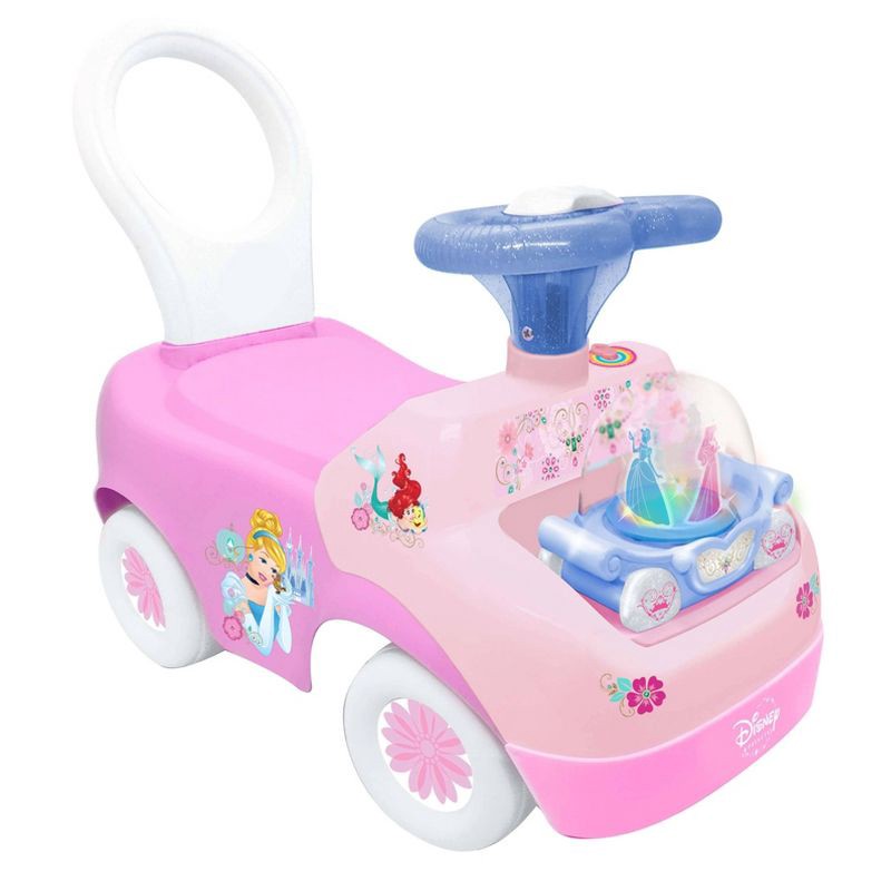 slide 2 of 9, Disney Princess Kiddieland Disney Spark n Glow Princess Carriage Ride-On - Pink, 1 ct