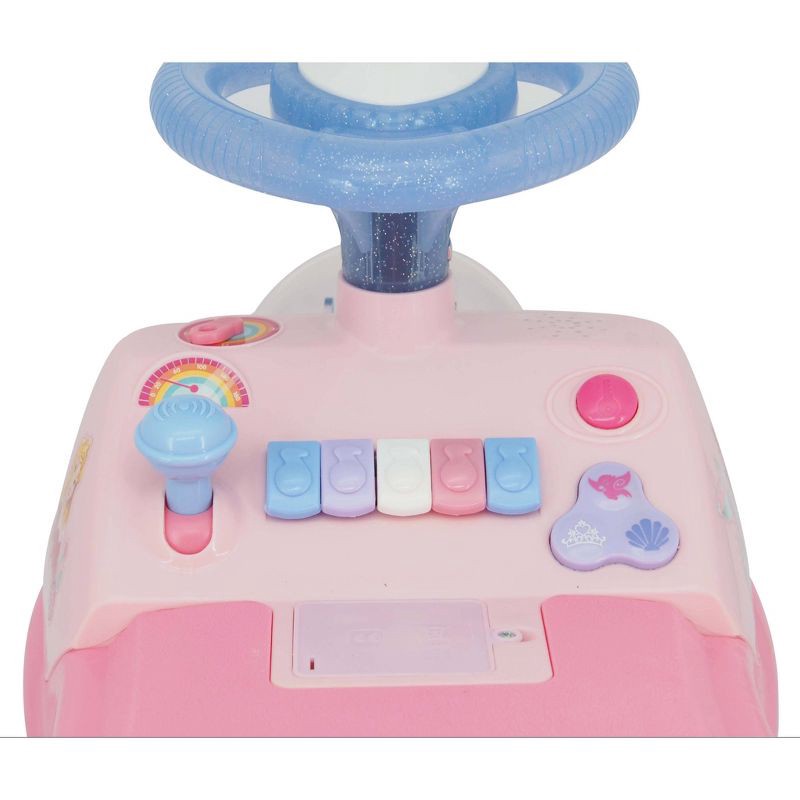 slide 4 of 9, Disney Princess Kiddieland Disney Spark n Glow Princess Carriage Ride-On - Pink, 1 ct