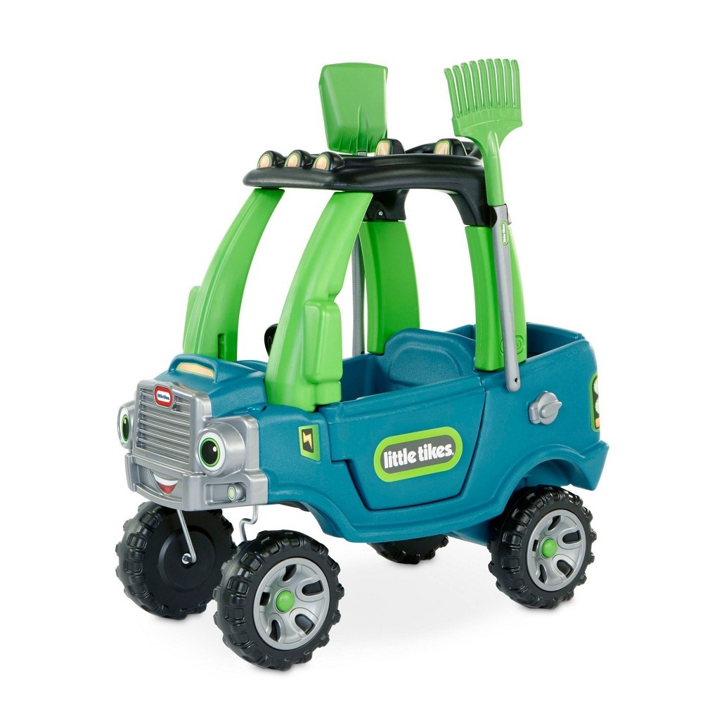 slide 2 of 7, Little Tikes Go Green Truck with Trailer Ride-On, 1 ct