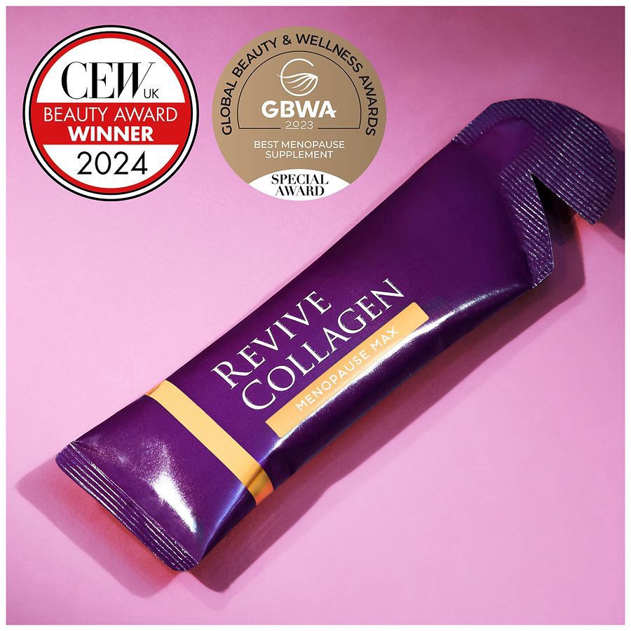 slide 3 of 5, Revive Collagen Menopause Max Premium Liquid Marine Collagen Supplement 14 ea, 14 ct