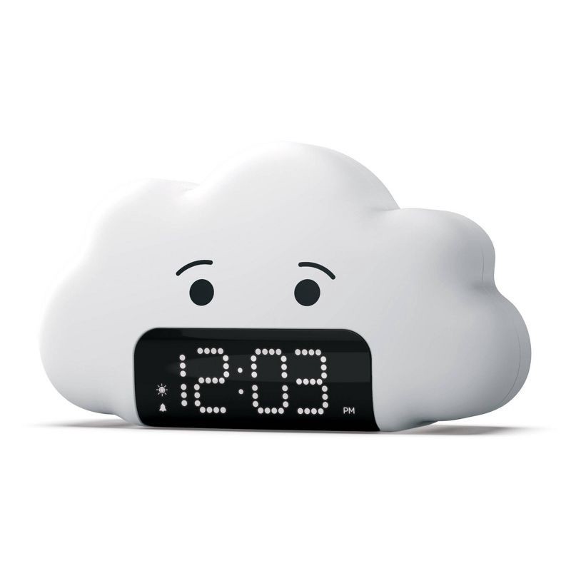 slide 2 of 3, Kids' Wake up Light Alarm Cloud Clock White - Capello: Digital Bedroom Clock, LED Display for Boys, 1 ct