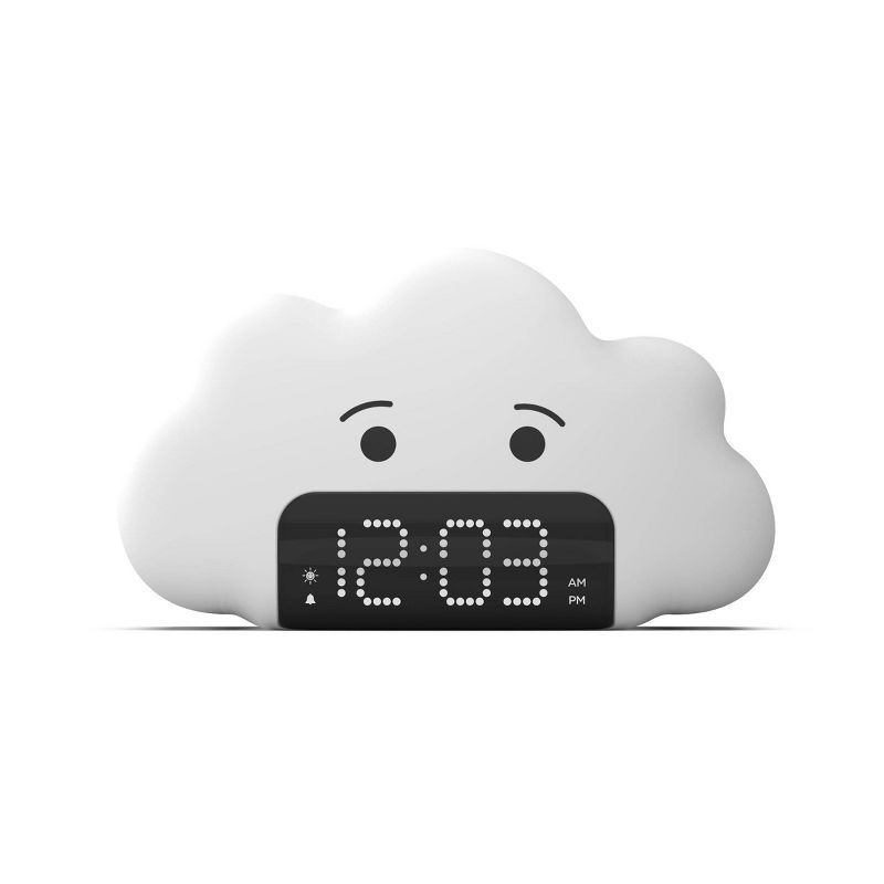slide 1 of 3, Kids' Wake up Light Alarm Cloud Clock White - Capello, 1 ct