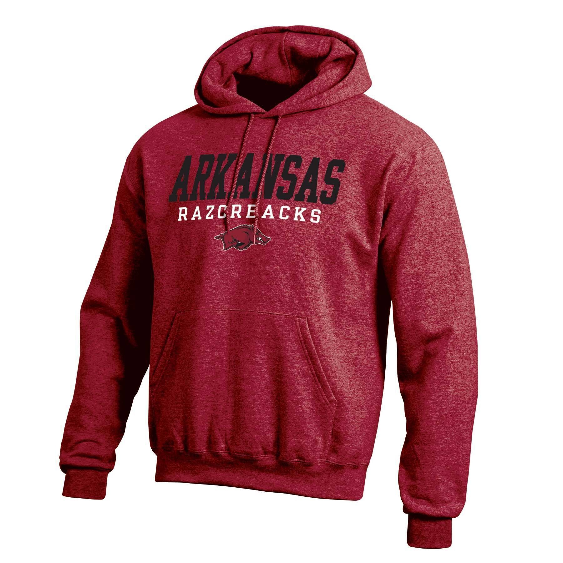 slide 1 of 3, NCAA Arkansas Razorbacks Men's Cotton Hoodie - XL, 1 ct