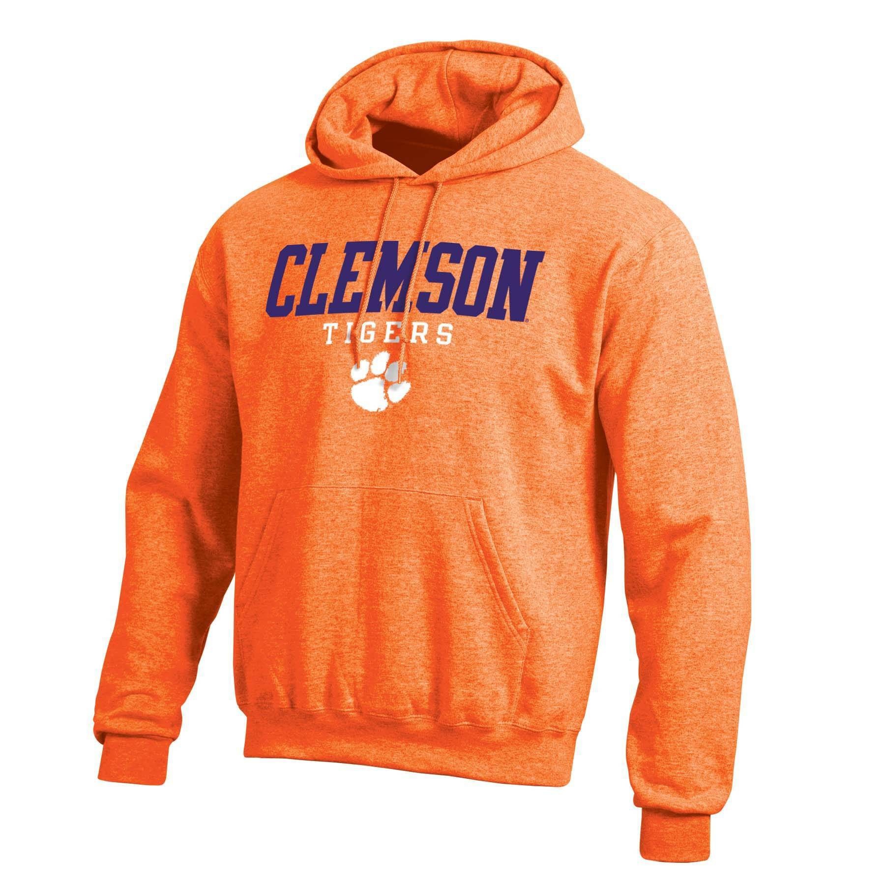 slide 1 of 3, NCAA Clemson Tigers Men&#39;s Cotton Hoodie - XL, 1 ct